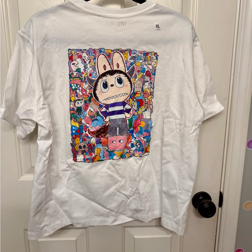 Uniqlo “The Monsters” White Tee - XL - NWT